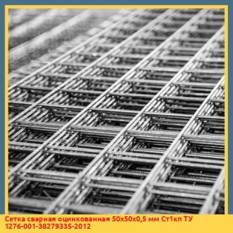 Сетка сварная оцинкованная 0,4х0,25х0,8 мм 3сп5 ТУ 1276-001-38279335-2012